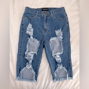 Capris jeans